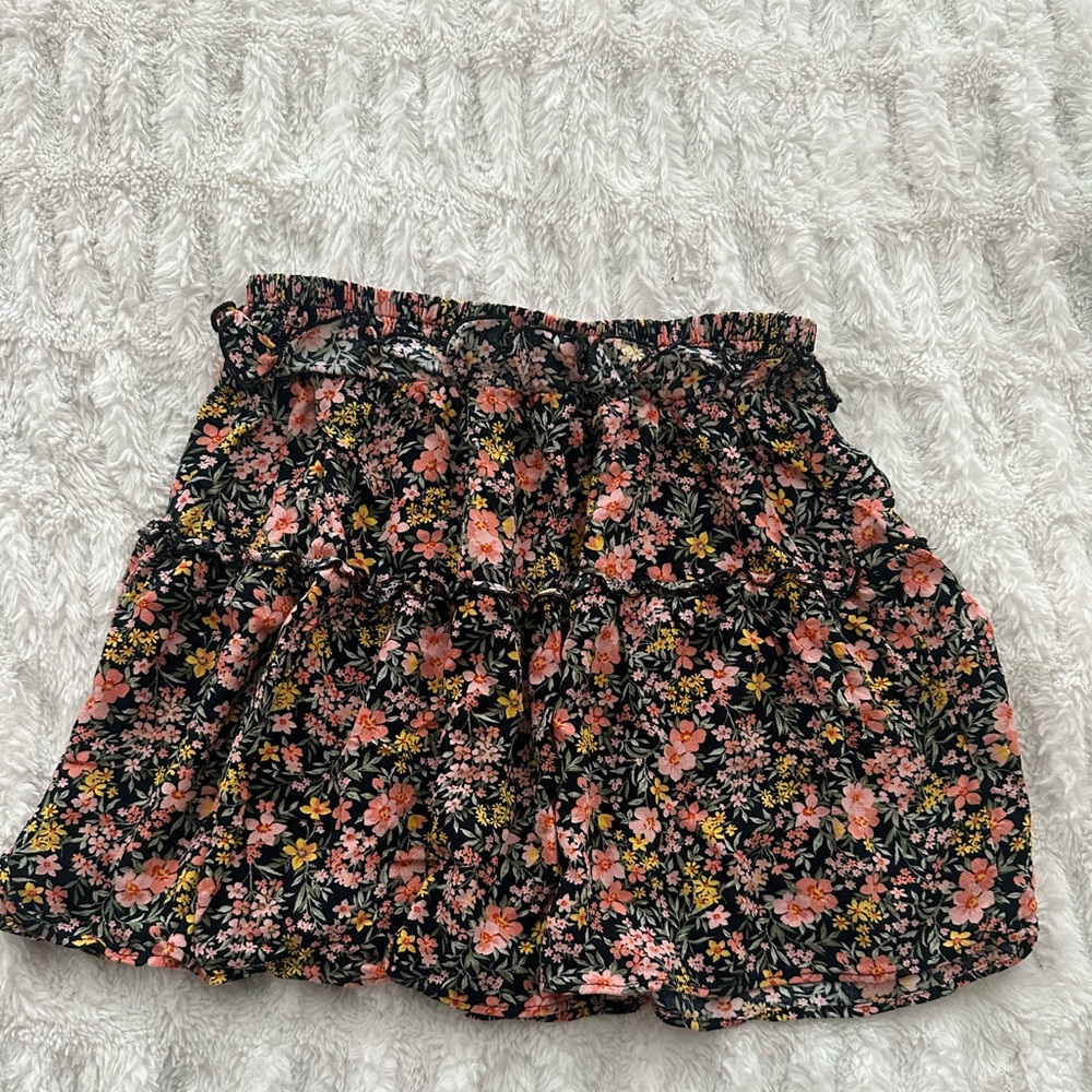 AE floral mini skirt
